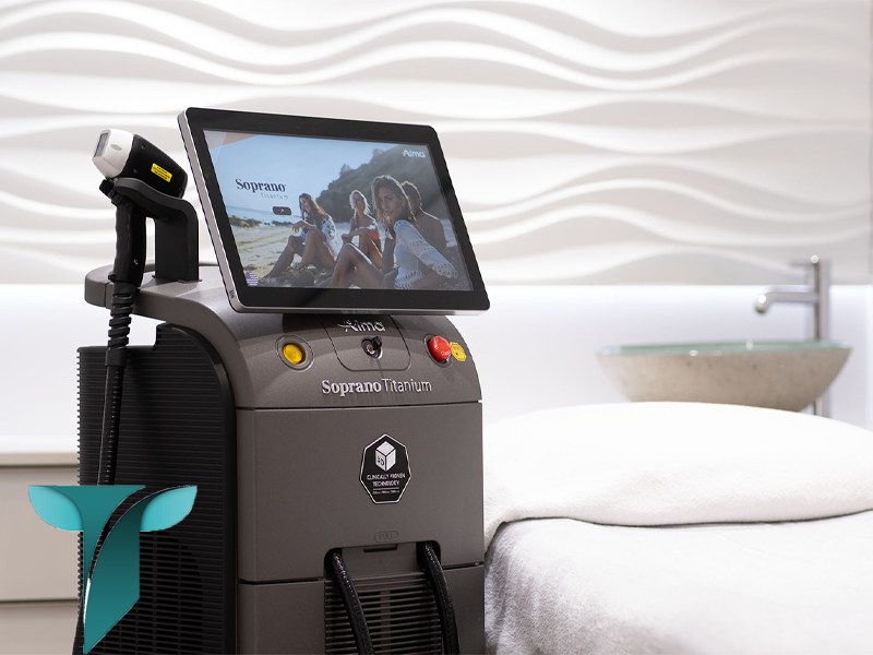 دستگاه لیزر مو تیتانیوم