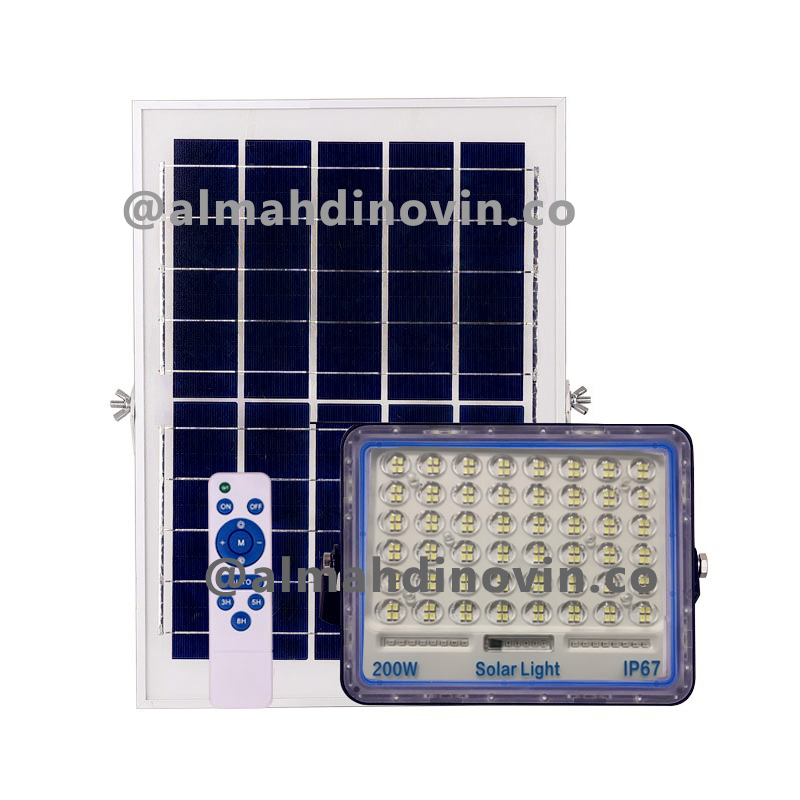 پروژکتور خورشیدی با پنل خورشیدی جدا