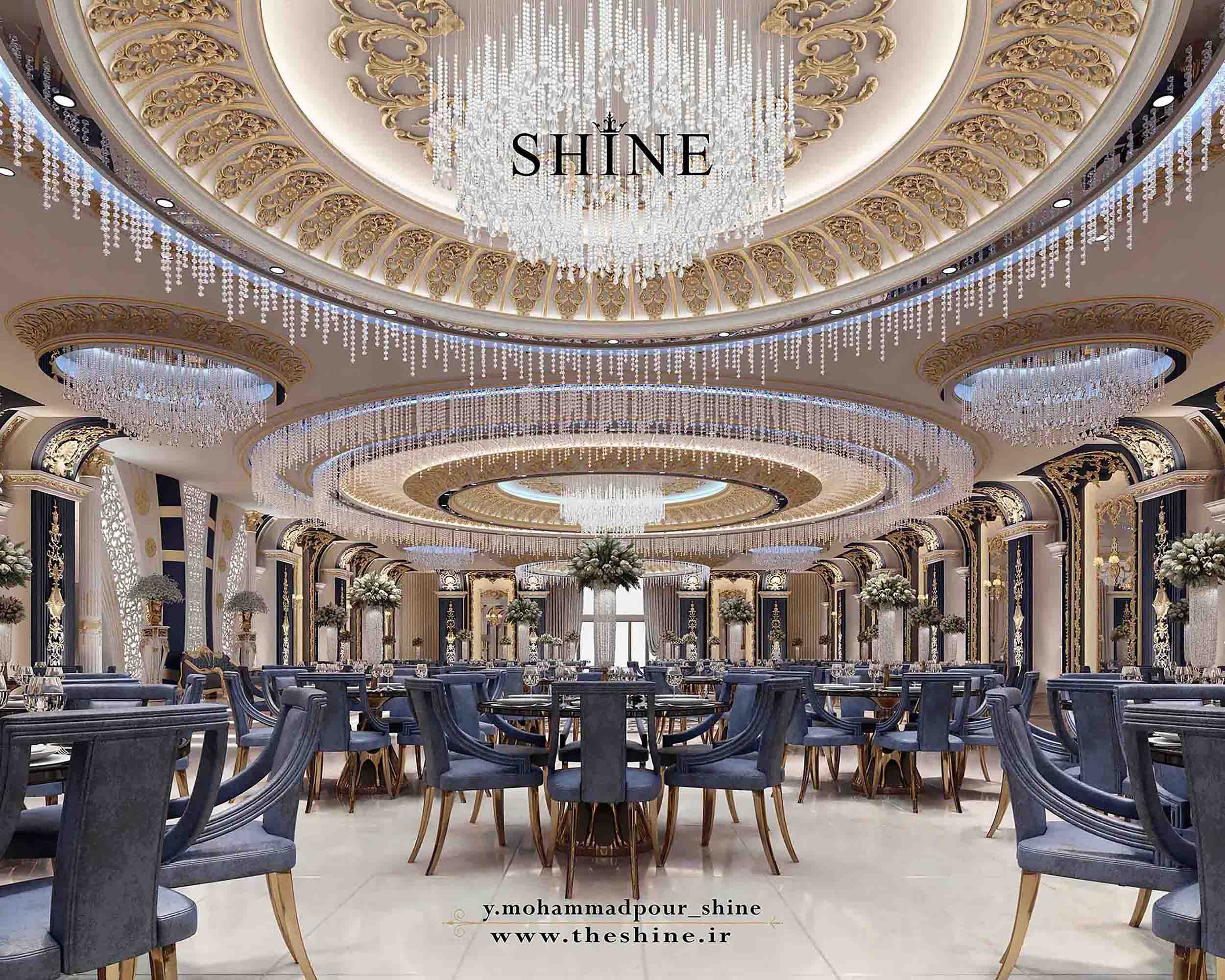 طراحی و اجرای تالار گرند آیکانات کلیس  ترکیه