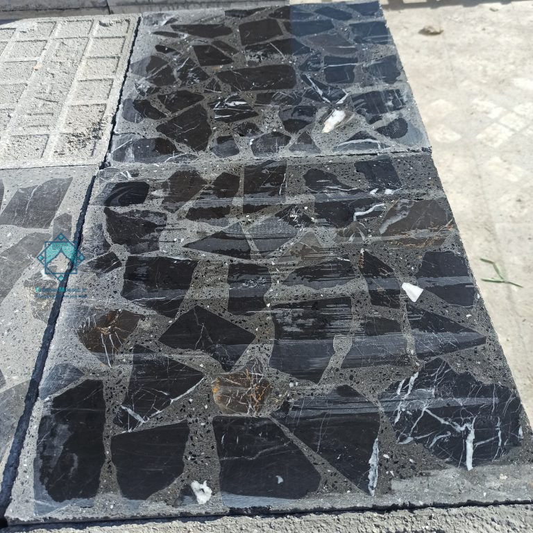 موزاییک لاشه کریستالی مشکی