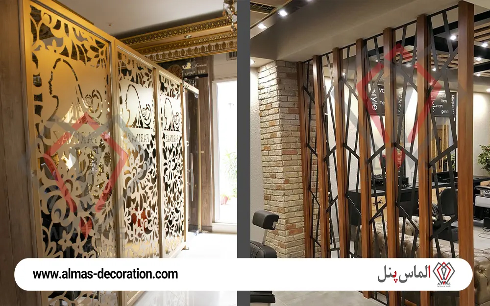 پنل های دکوراتیو طرح دار برش لیزری-الماس پنل