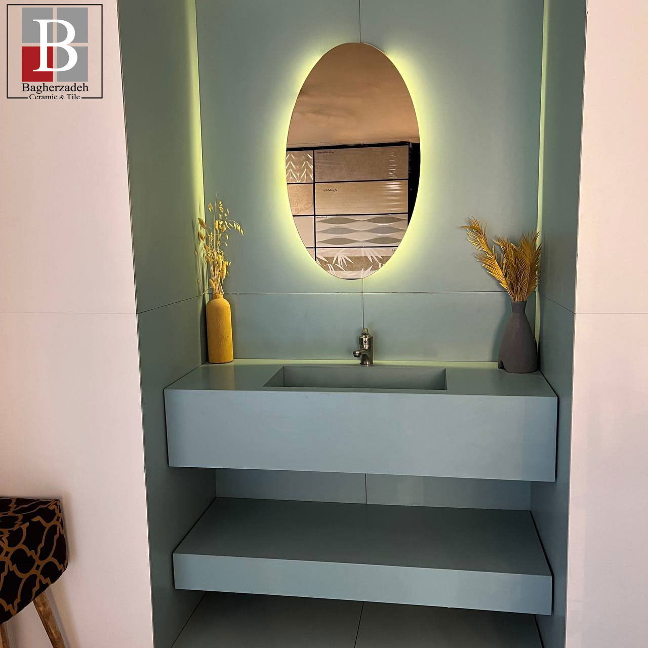 سرامیک آبی فیروزه ای