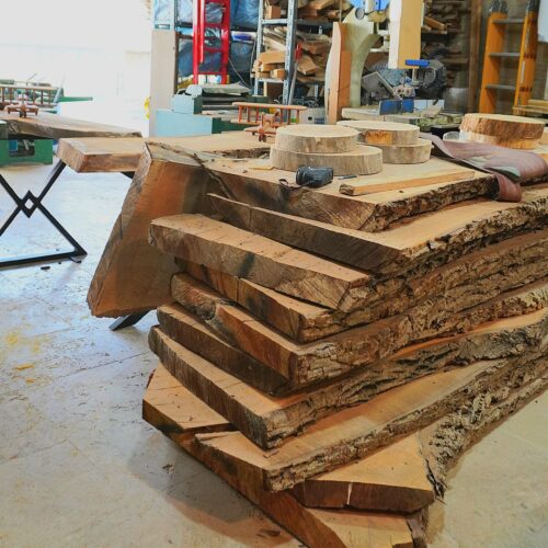 تولیدکننده میز و دکور روستیک با چوب طبیعی