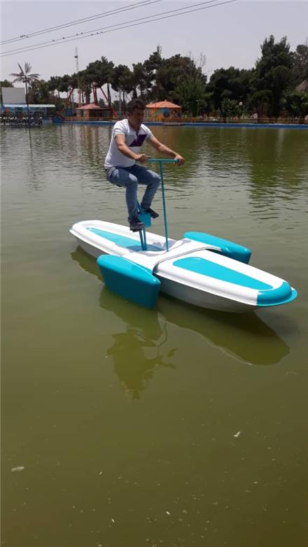 تولید قایق های پدالی دوچرخه ای تک نفره و دونفره