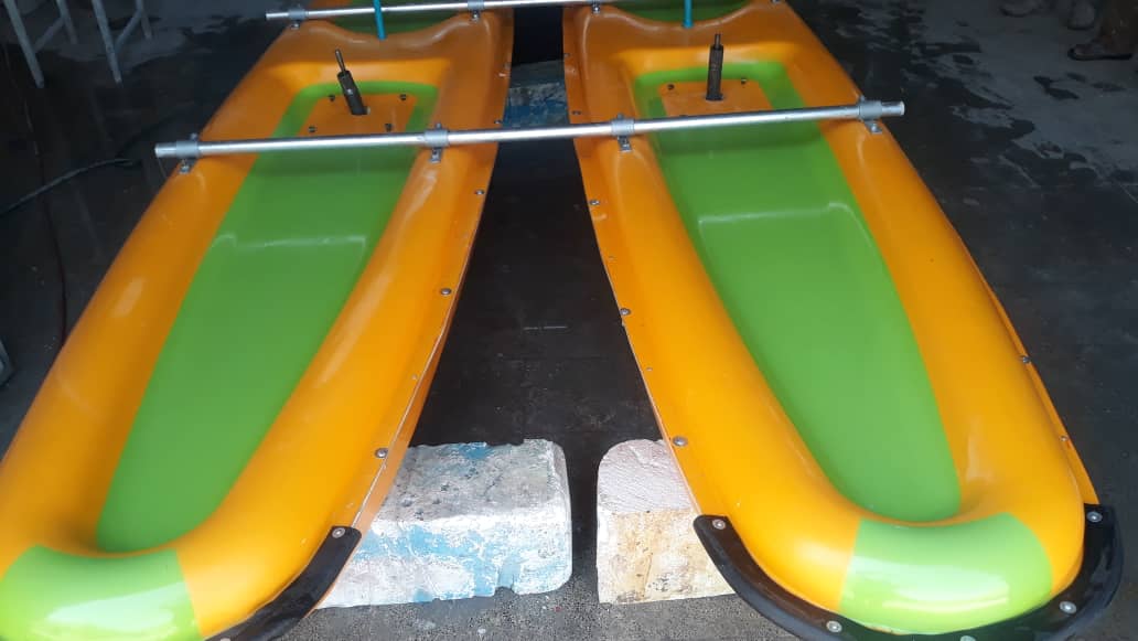 تولید قایق های پدالی دوچرخه ای تک نفره و دونفره