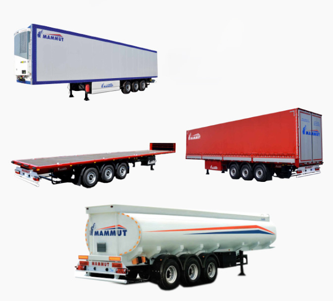 فروش انواع تریلرهای ماموت