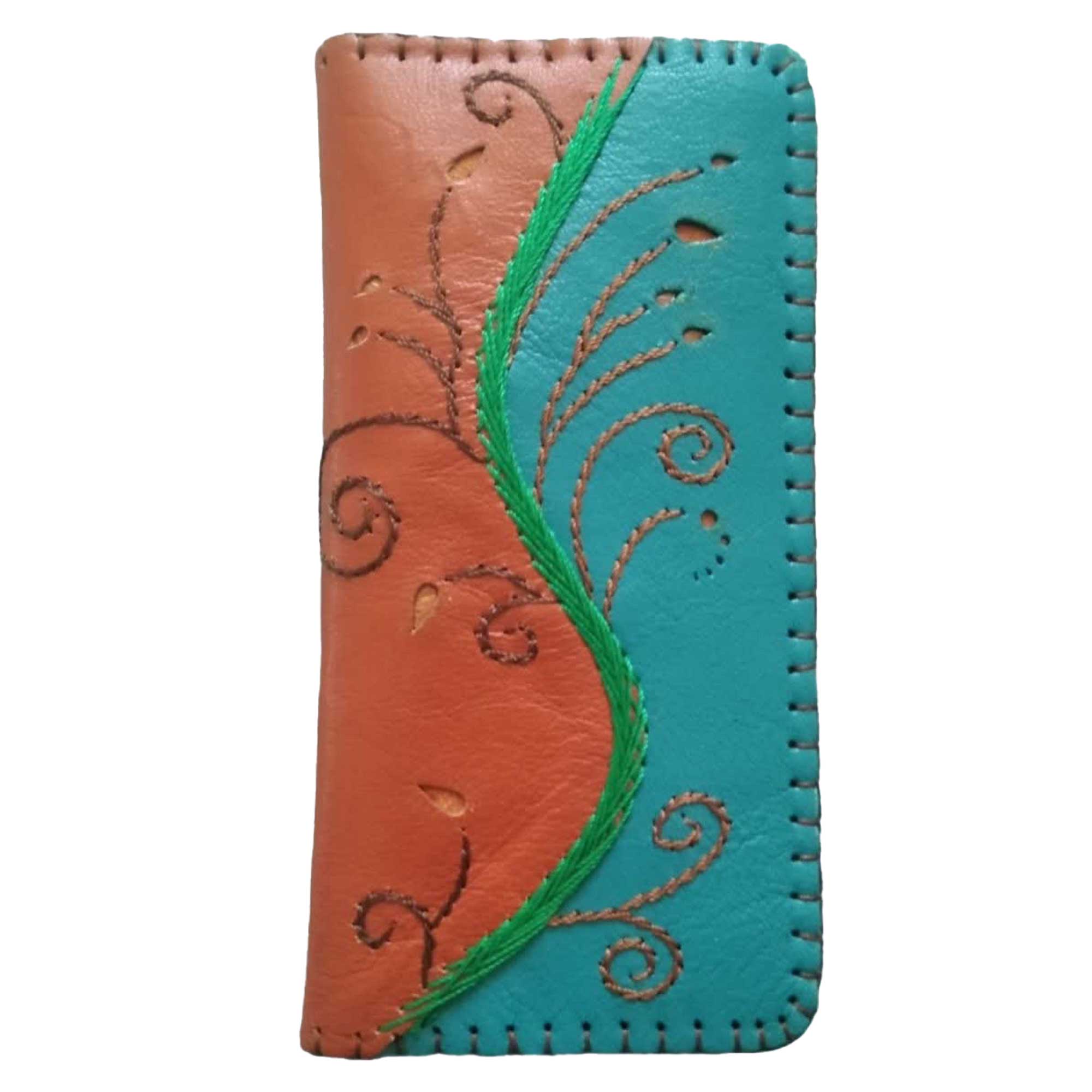 کیف مدارک زنانه چرم طبیعی گلامین