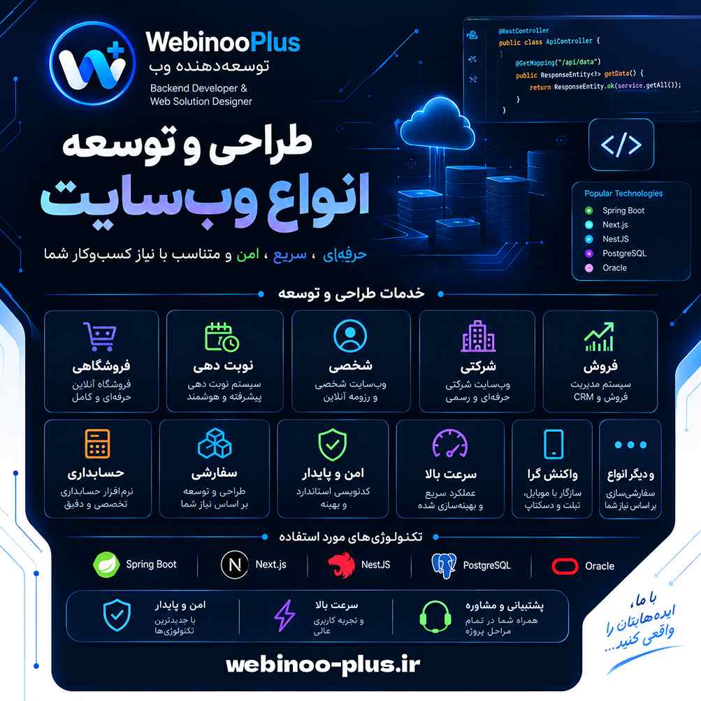 طراحی اختصاصی وب سایت،نرم افزار حسابداری