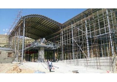 اجراوتهیه سقف ورق سینوسی