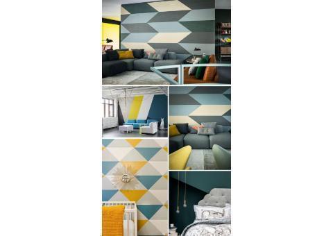 طراحی و نقاشی دیوارهای ساختمانی