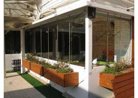 شیشه بالکن تندیس