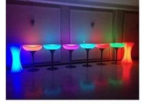 اجاره میز ال ای دی و بلک لایت و بار