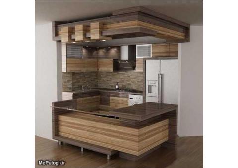 کلارچوب سازنده انواع کابینت آشپزخانه