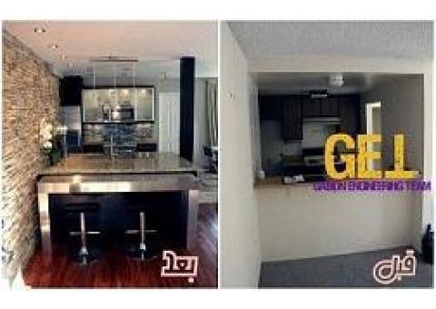 بازسازی تعمیرات دکوراسیون داخلی ساختمان نقدواقساط